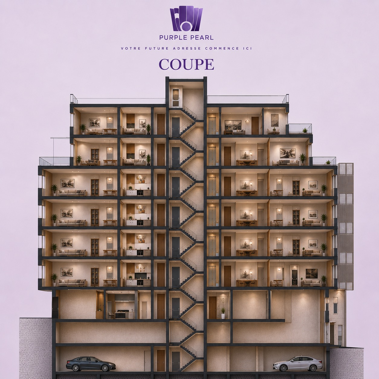 Plan coupe - Plan 3D